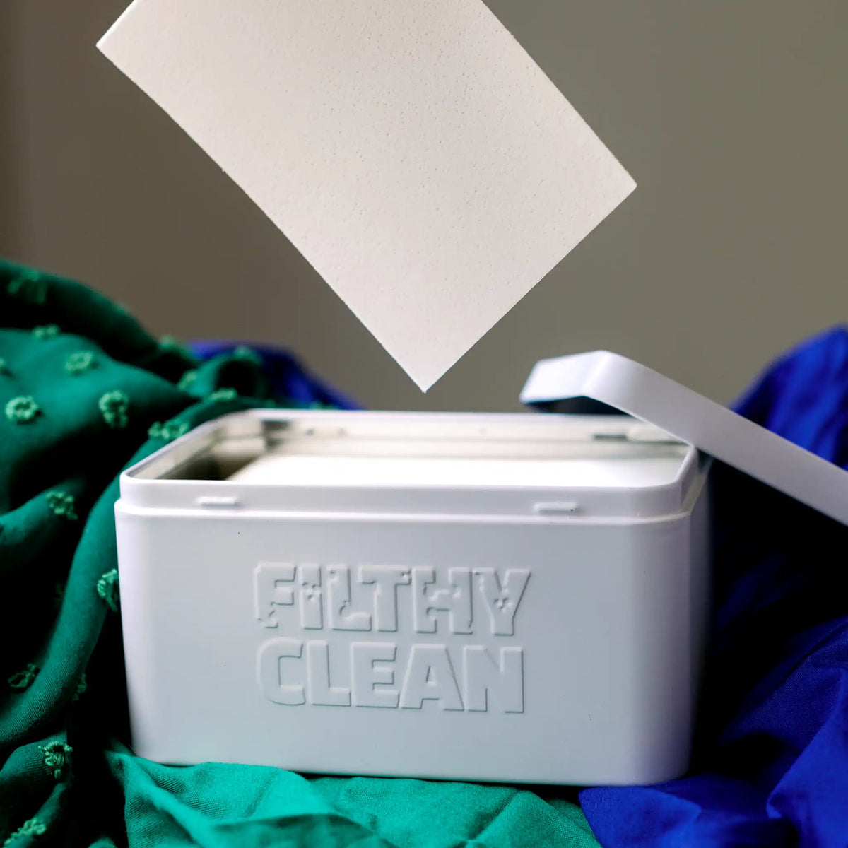 Filthy Clean detergent storage box