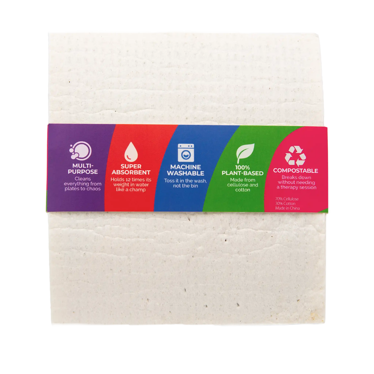 Compostable Plant-Based Washable Cloths