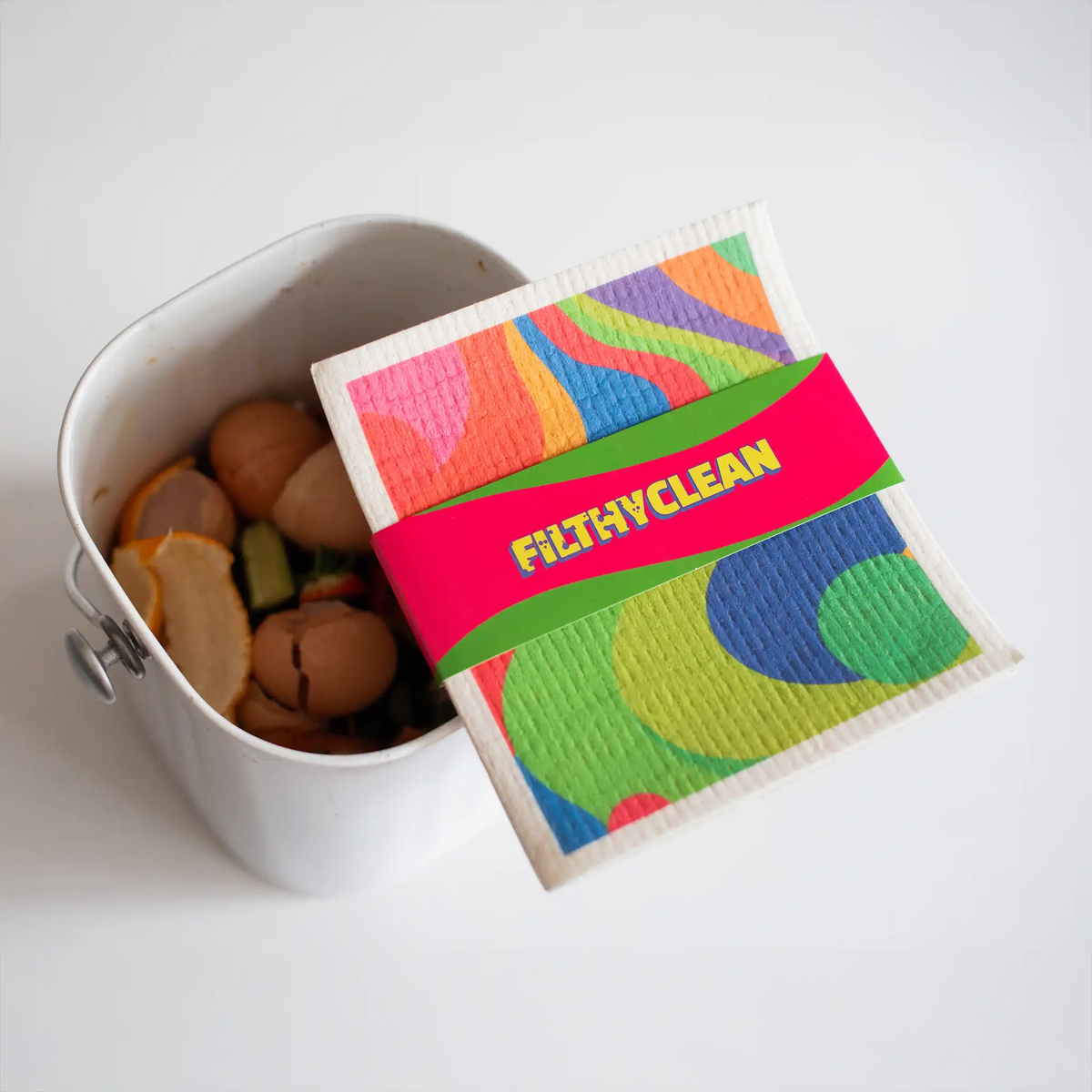 Biodegradable and Compostable Cleaning Cloths with No Plastic