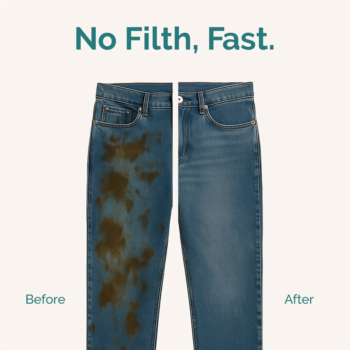 Filthy Clean Laundry Detergent Sheets - Before and After