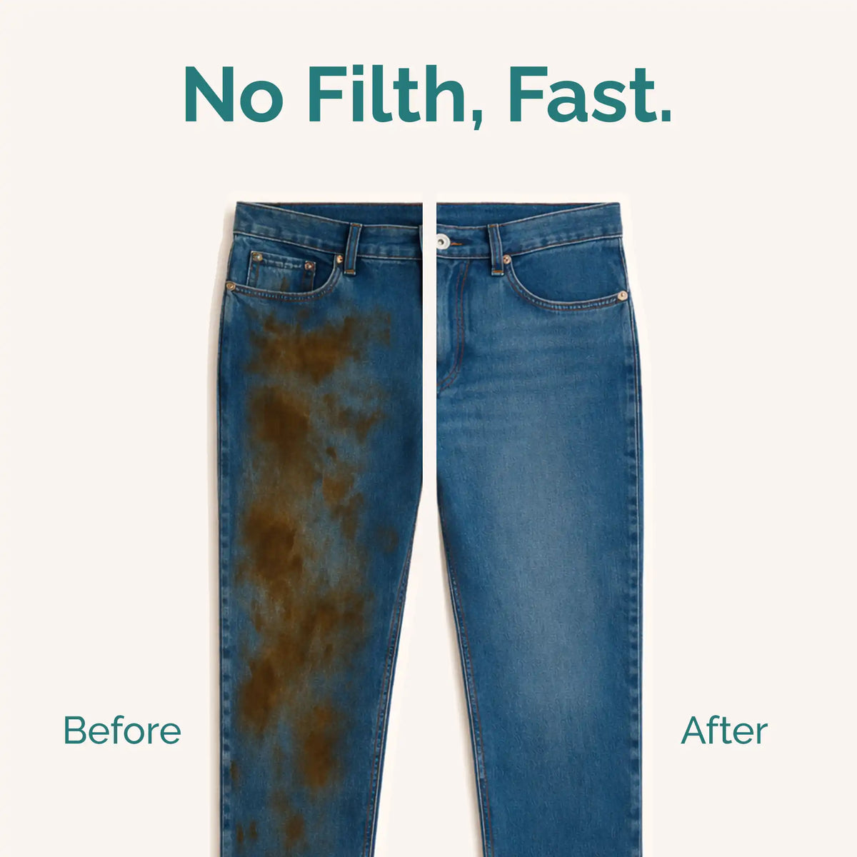 Filthy Clean Laundry Detergent Sheets - Before and After