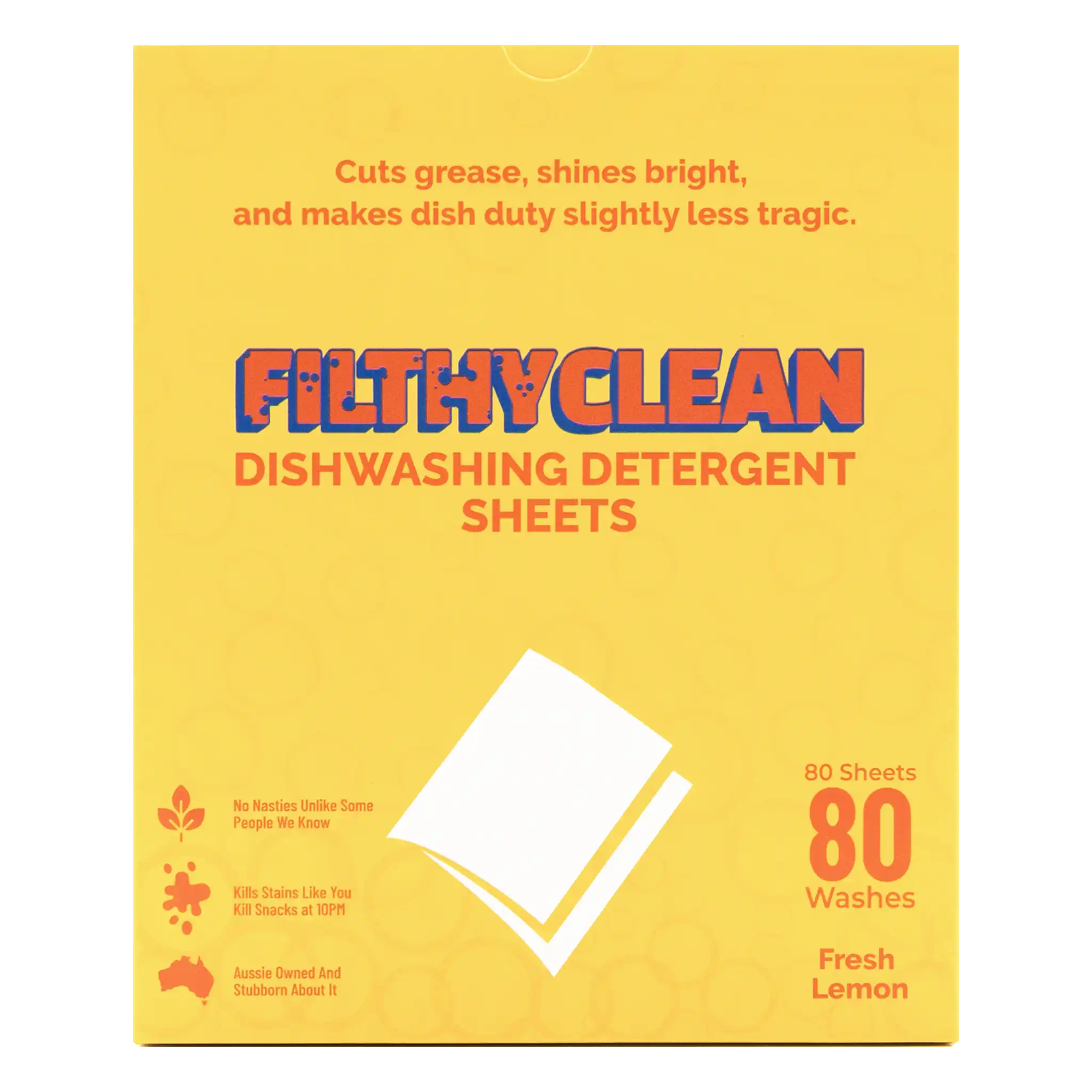 Filthy Clean Dishwashing Detergent Sheets