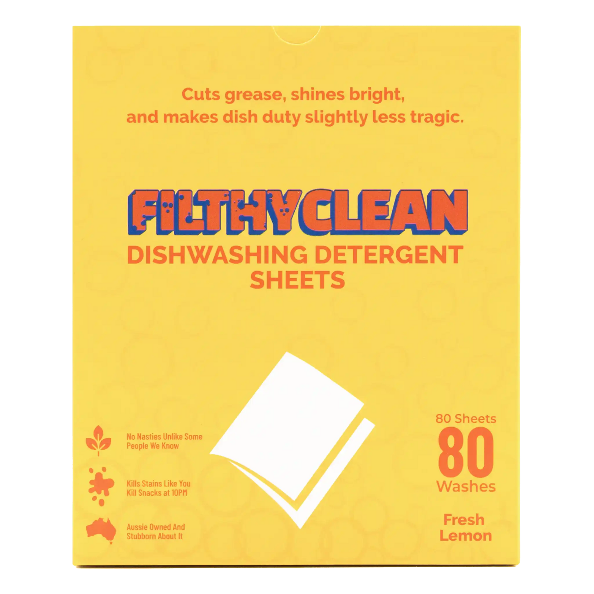 Filthy Clean Dishwashing Detergent Sheets