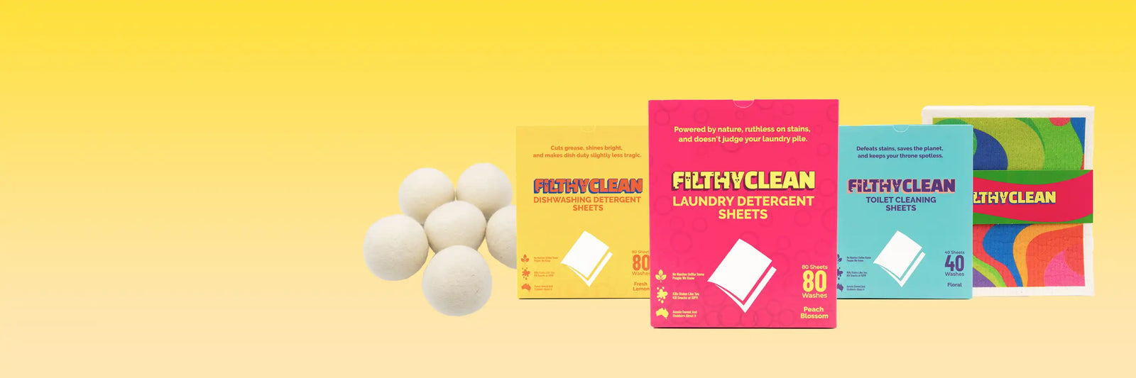 Filthy Clean Detergent Sheets Kit