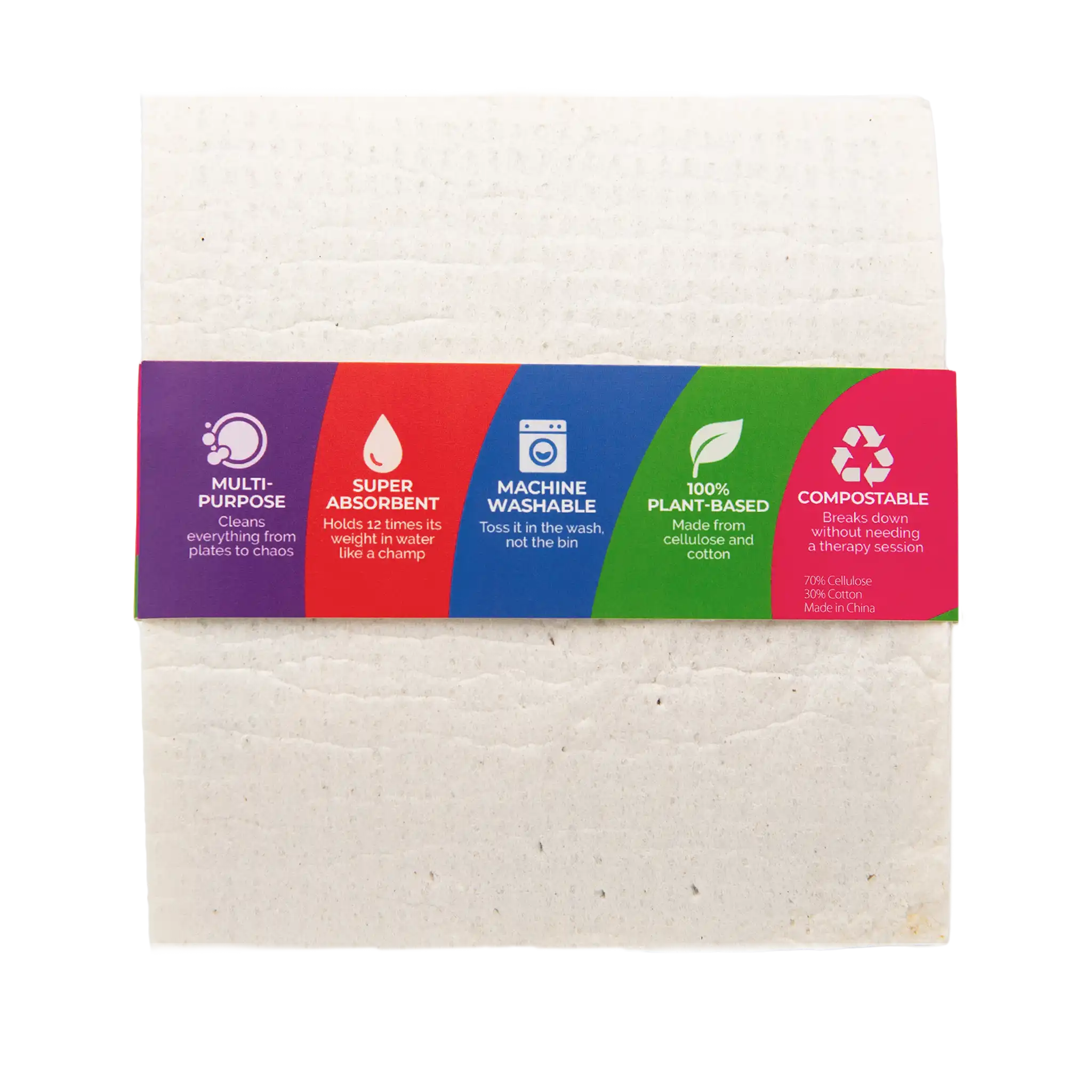 Compostable Plant-Based Washable Cloths