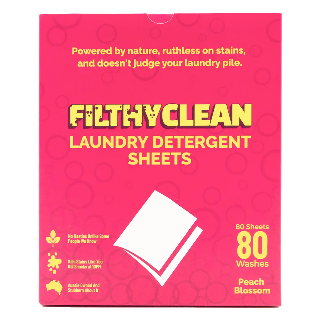Filthy Clean Laundry Detergent Sheets Peach Blossom
