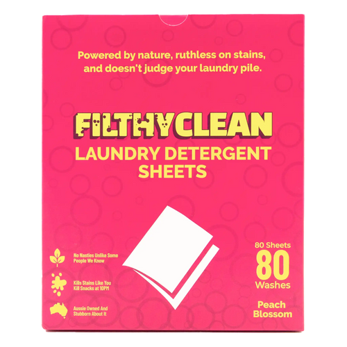 Filthy Clean Laundry Detergent Sheets Peach Blossom