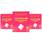 Filthy Clean Laundry Detergent Sheets Peach Blossom 3 Pack