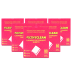 Filthy Clean Laundry Detergent Sheets Peach Blossom 6 Pack