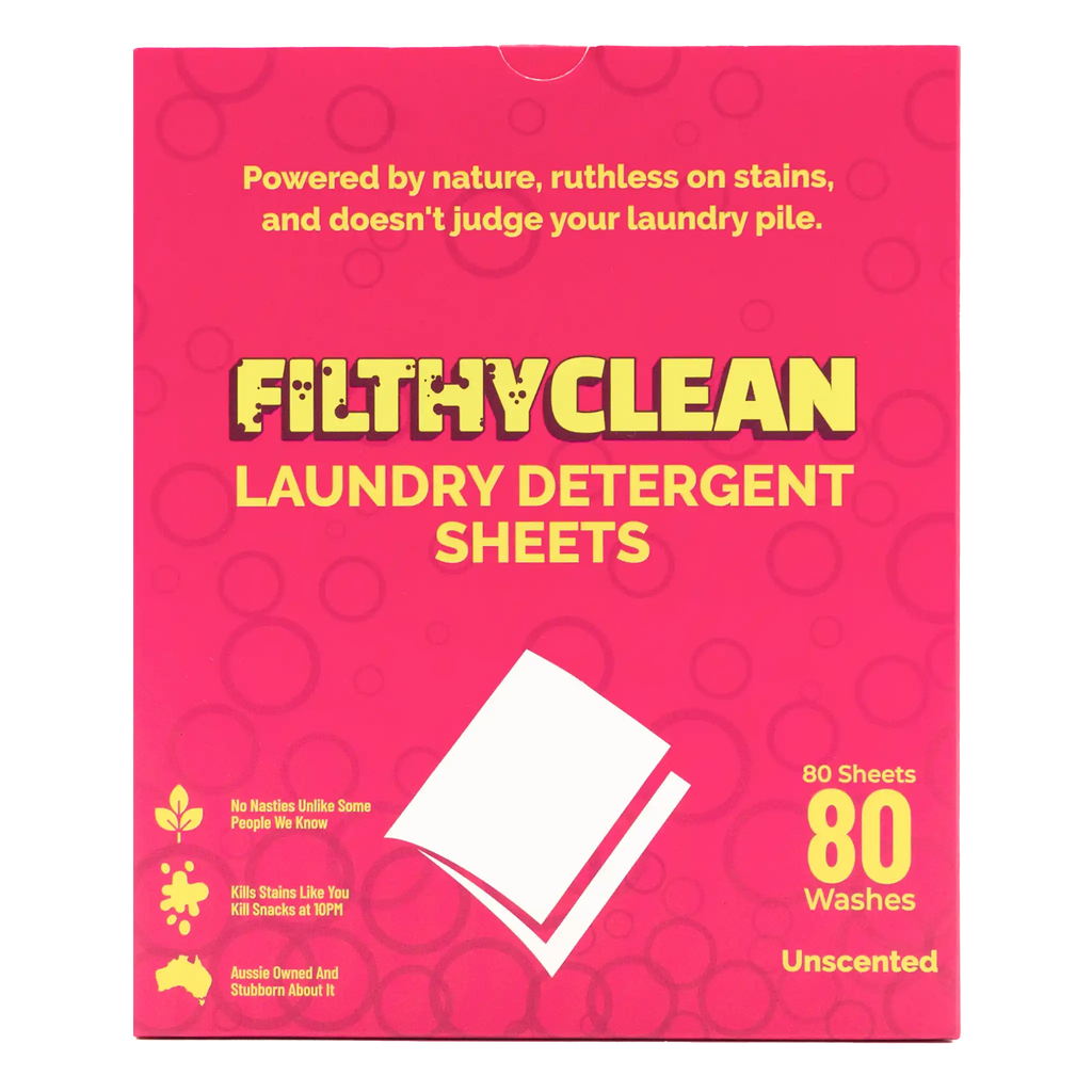 Filthy Clean Laundry Detergent Sheets Unscented