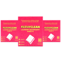 Filthy Clean Laundry Detergent Sheets Unscented 3 Pack