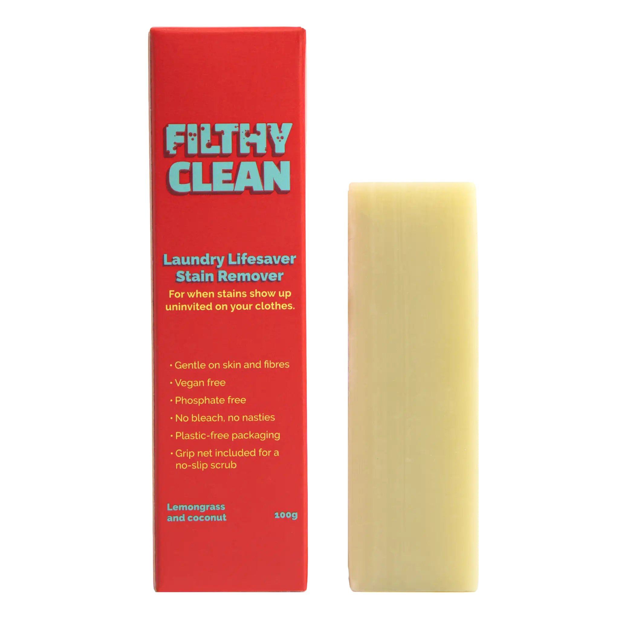 Filthy Clean Laundry Lifesaver Stain Remover - natural australian soap