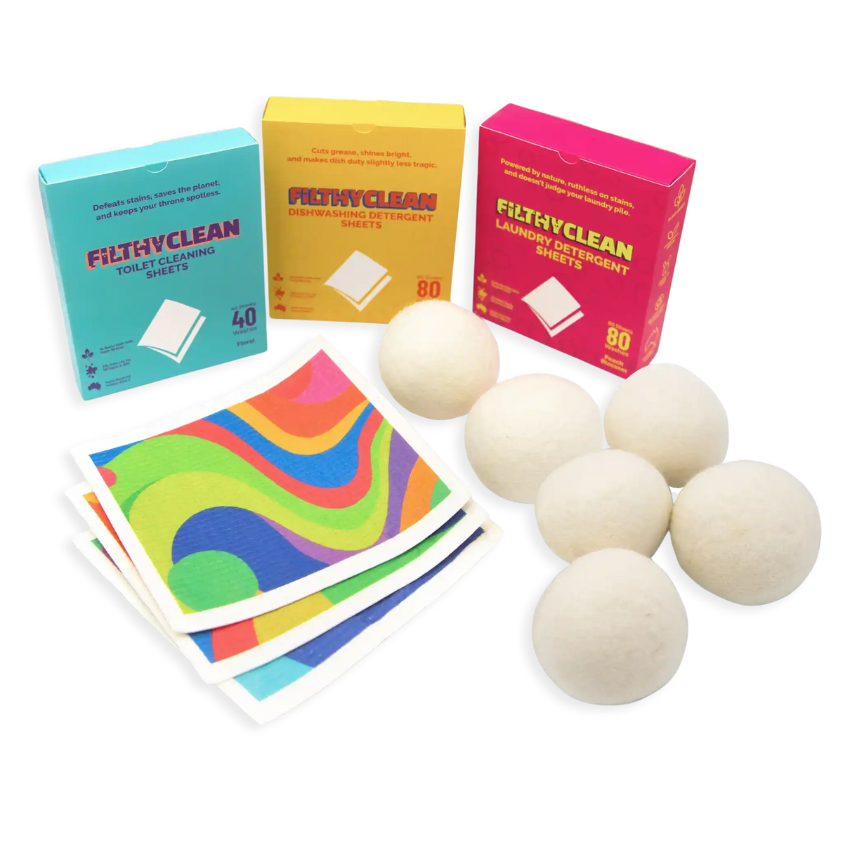 Eco-friendly home cleaning starter kit