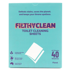 Filthy Clean Toilet Cleaning Sheets