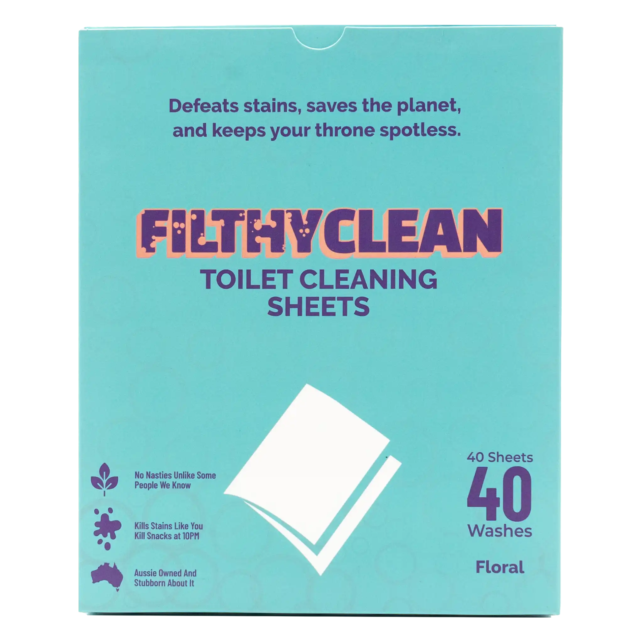 Filthy Clean Toilet Cleaning Sheets