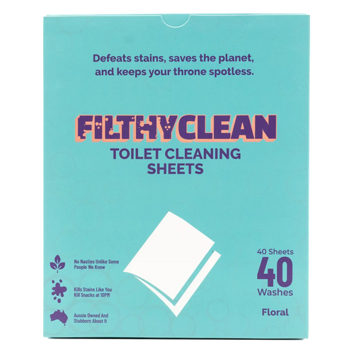 Filthy Clean Toilet Cleaning Sheets