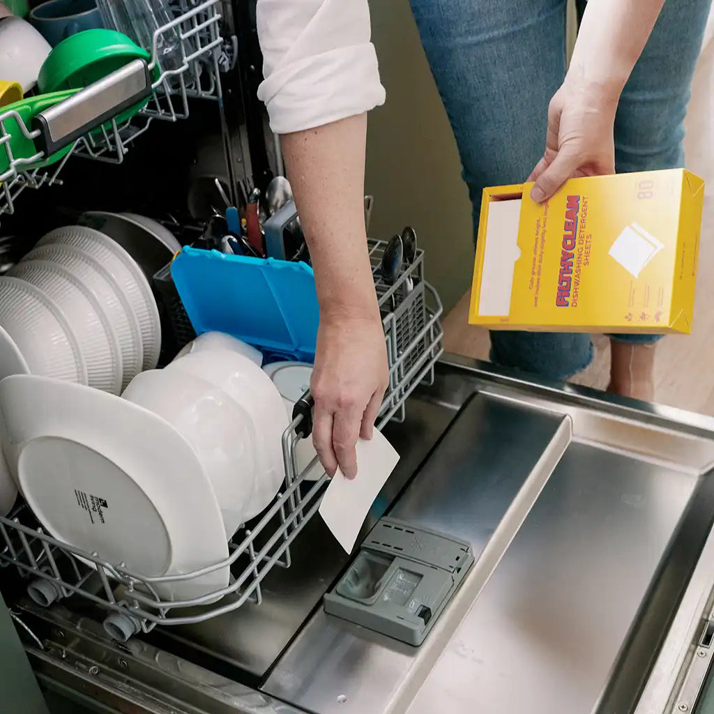 How to Use Filthy Clean Dishwashing Detergent Sheets