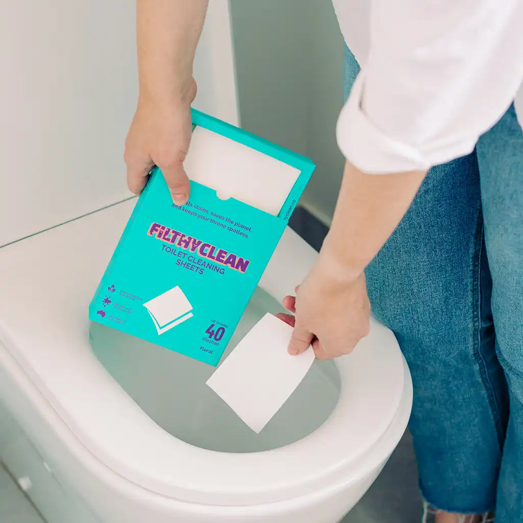 How to Use Filthy Clean Toilet Cleaning Sheets