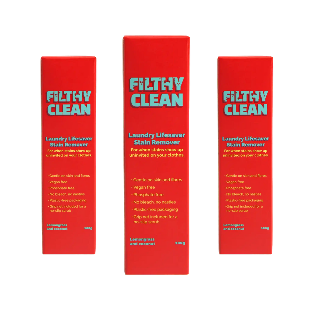 3 pack of Filthy Clean Laundry Lifesaver Stain Remover