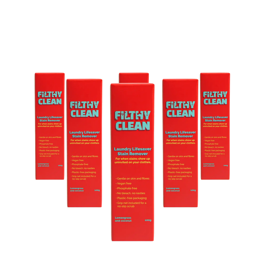6 pack Filthy Clean Laundry Lifesaver Stain Remover