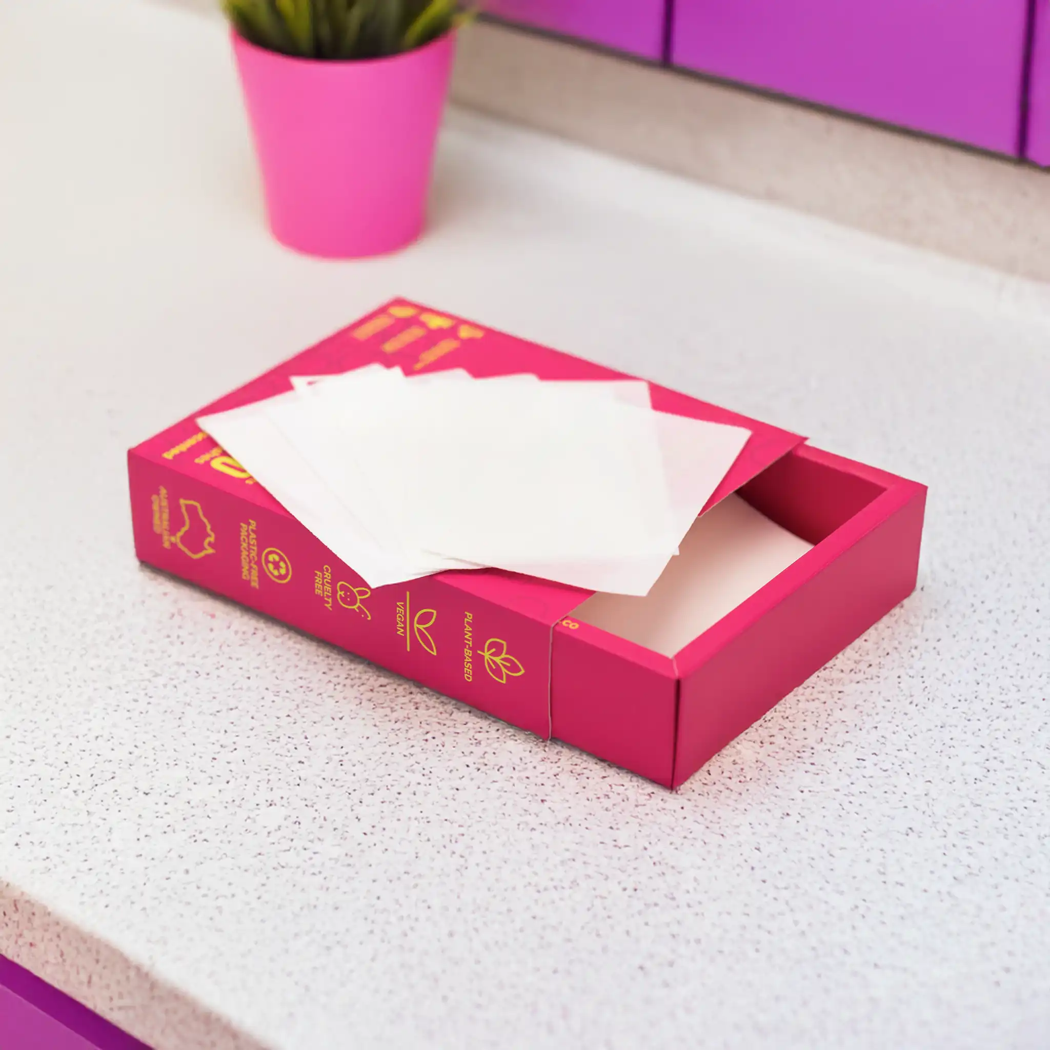 Eco-friendly laundry detergent sheets