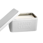 Laundry detergent sheet storage box
